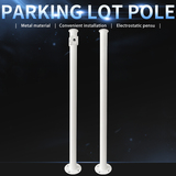 Parking lot pole